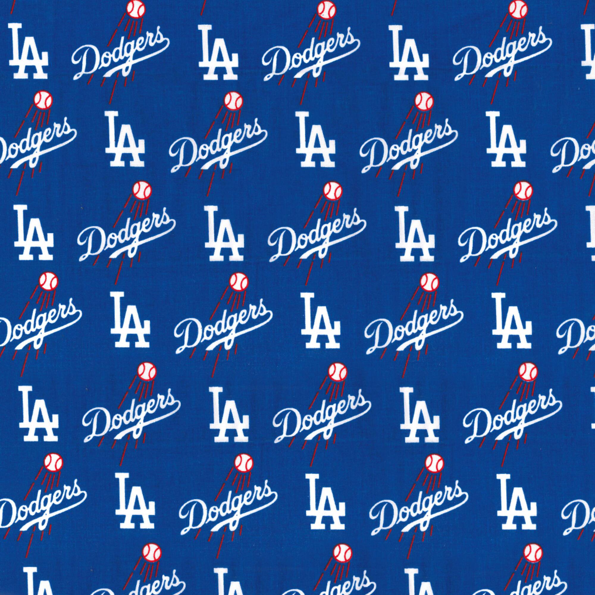 MLB Los Angeles Dodgers Cotton Fabric
